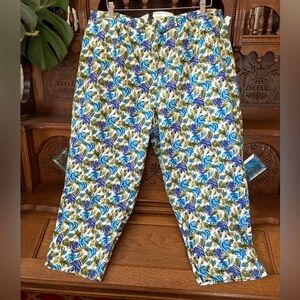 Floral Vintage Versailles Crop Pants Size 29